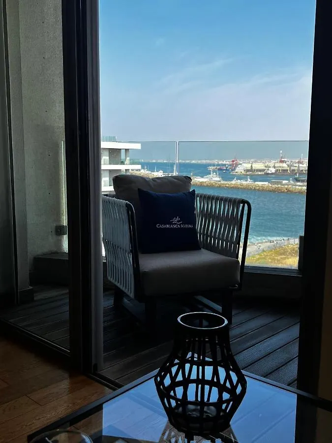 Magnifique Appartement Pleine Vue Mer Marina الدار البيضاء شقة الدار البيضاء