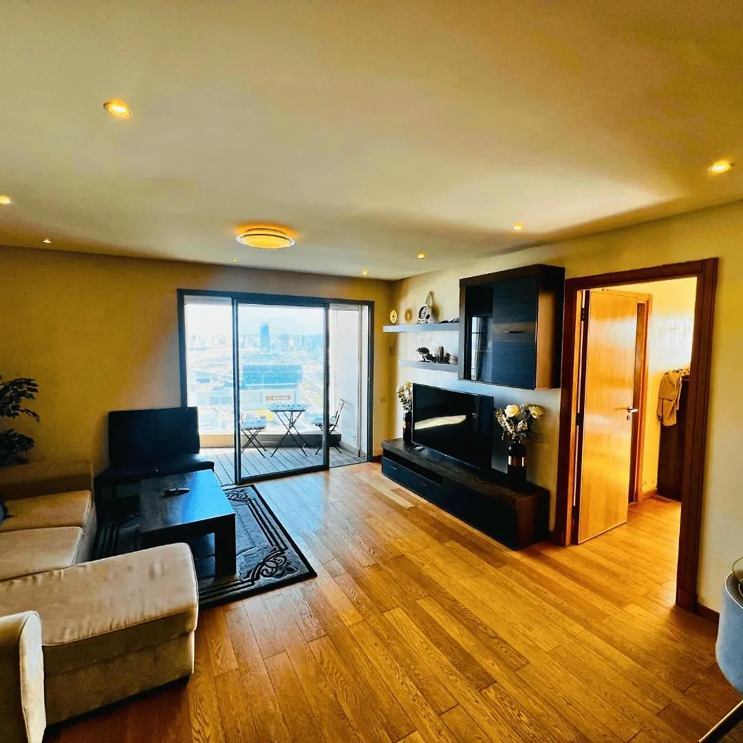 Magnifique Appartement Pleine Vue Mer Marina الدار البيضاء شقة